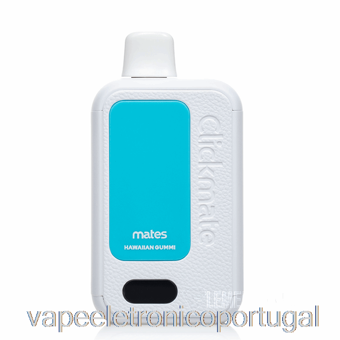 Vape Eletrônico 7 Daze Clickmate 15000 Kit Descartável Goma Havaiana